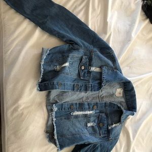 Cropped  denim jacket